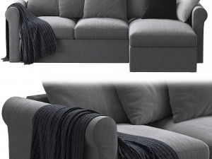 Ikea Harlanda Chaise Longue 3D 模型