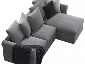 Ikea Harlanda Chaise Longue 3D 模型