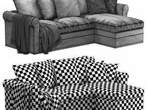 Ikea Harlanda Chaise Longue 3D 模型