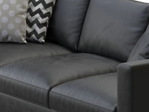 Ikea Finnala leather sofa 3 seater 3D Model