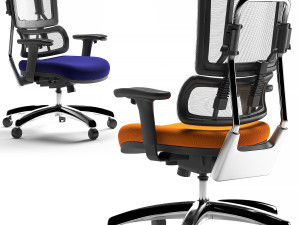 Office Star armchair 99662C-18 Model 3D