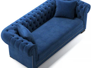 Lamps plus Christine sofa 3D Model