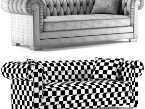 Lamps plus Christine sofa 3D Model