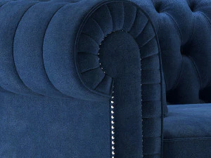 Lamps plus Christine sofa 3D Model