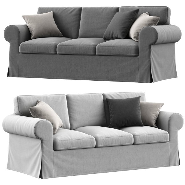 Ikea Uppland 3 seat Modelo 3D .c4d .max .obj .3ds .fbx .stl .blend 