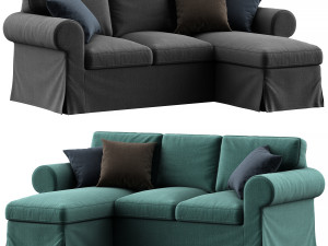 Ikea Uppland sofa with chaise longue Modelo 3D
