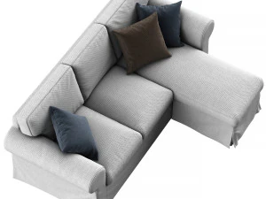 Ikea Uppland sofa with chaise longue 3D Model