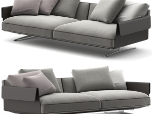 Flexform Bretton 2 seat 3D Model