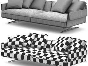 Flexform Bretton 2 seat 3D Model