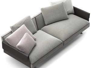 Flexform Bretton 2 seat 3D 模型