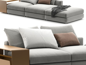 Flexform harper 3 seat 2 Modèle 3D