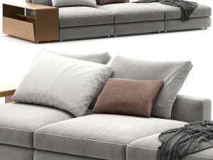 Flexform harper 3 seat 2 3D 모델