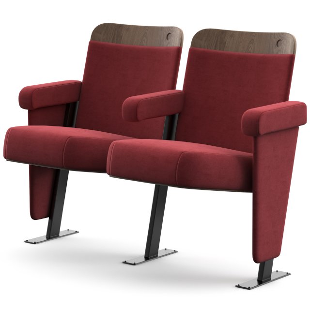 Ambassador evertaut auditorium theatre chair 3D Model .c4d .max .obj .3ds .fbx .stl .blend