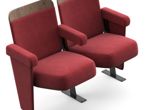 Ambassador evertaut auditorium theatre chair 3D Model
