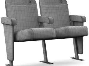 Ambassador evertaut auditorium theatre chair 3D Model