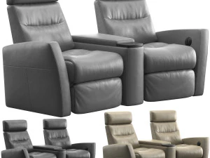 IMG Norway Divani Theater home armchair 3D Model