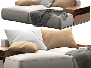 Flexform 페리 소파 293D5 3D 모델