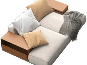 Flexform perry sofa 293D5 3D Model