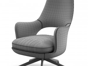 Flexform eliseo armchair 3D Model