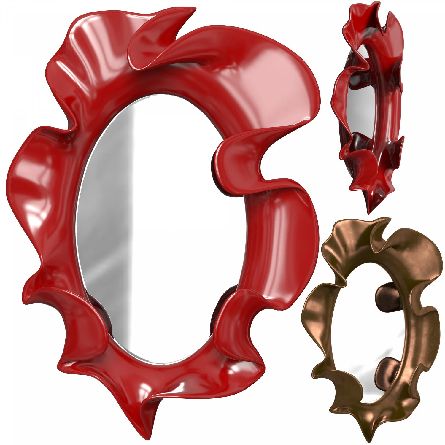 Christopher Guy Patou mirror 3D Model .c4d .max .obj .3ds .fbx .stl .blend 