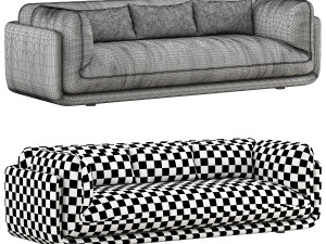 Leolux Lunetta 35 seater sofa Model 3D
