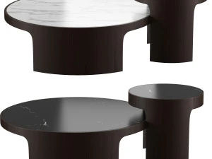 Wooddi Coffee Tables Liaigre 3D Model