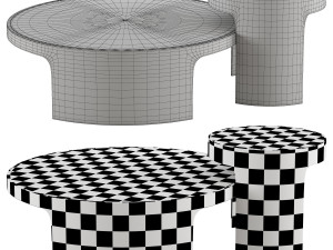 Wooddi Coffee Tables Liaigre 3D Модель