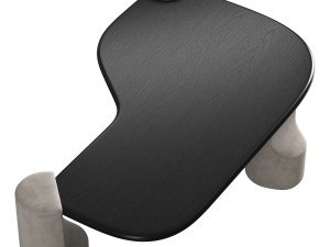 Coffee table Hippo Black manner matter Model 3D