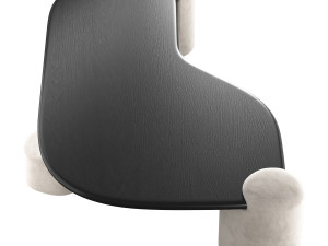 Coffee table Hippo Black manner matter Model 3D