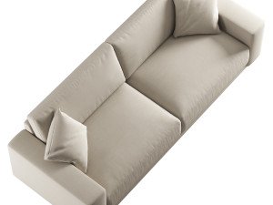 RH Bella sofa 2 seat 3D मॉडल