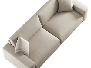 RH Bella sofa 2 seat 3D Model