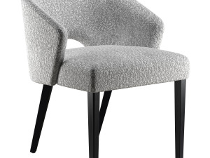 Bright cahn closed arm chair 202 Modelo 3D