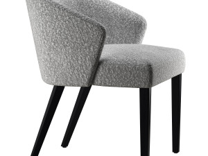 Bright cahn closed arm chair 202 Modello 3D