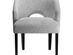Bright cahn closed arm chair 202 Modello 3D
