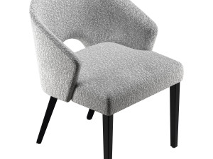 Bright cahn closed arm chair 202 Modello 3D