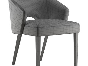 Bright cahn closed arm chair 202 Modello 3D