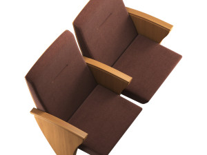 Aresline eidos side evo auditorium theatre armchair 3D Model