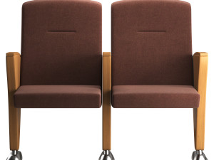 Aresline eidos side evo auditorium theatre armchair 3D Model