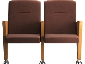 Aresline eidos side evo auditorium theatre armchair 3D Model