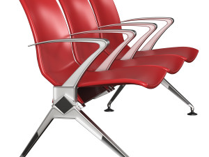 Public seating armchair L-W02-1 3D Model