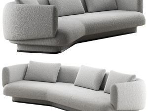 Okha cape sofa Modello 3D