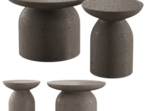 Set of 2 tables Colombo big bom Colombo slim 3D 모델