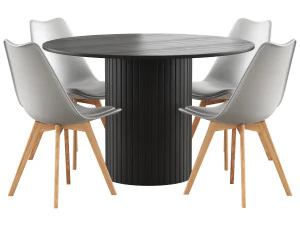 Hill kitchen table and Fran chairs from divan ru 3D Model