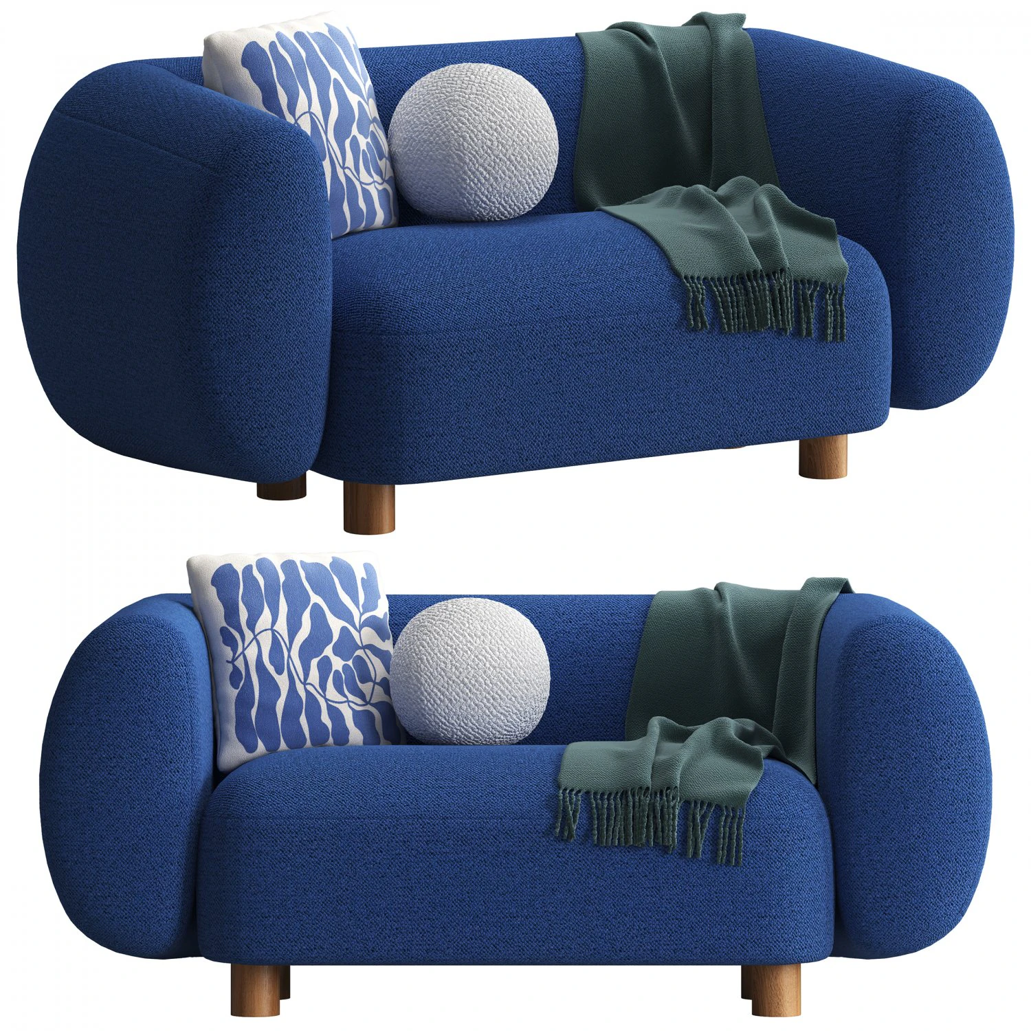 Sofa Londi Bucle Galaxy divanru 3D Model .c4d .max .obj .3ds .fbx .stl .blend