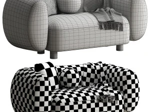 Sofa Londi Bucle Galaxy divanru 3D Model