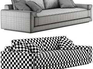 RH Piero sofa 2 seat 3D Model