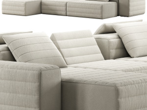 Gervasoni samet G modelar sofa 3Dモデル