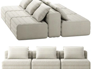 Gervasoni samet D sofa 3D Model