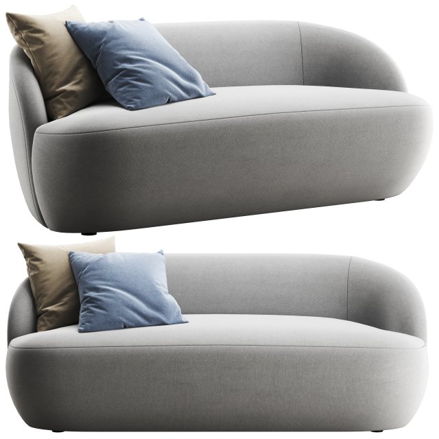 RH Emilia sofa Modelo 3D .c4d .max .obj .3ds .fbx .stl .blend 