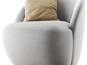 RH Emilia swivel chair Modelo 3D